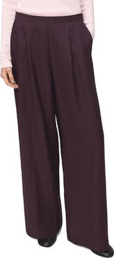 MANGO Pleated Palazzo Pants