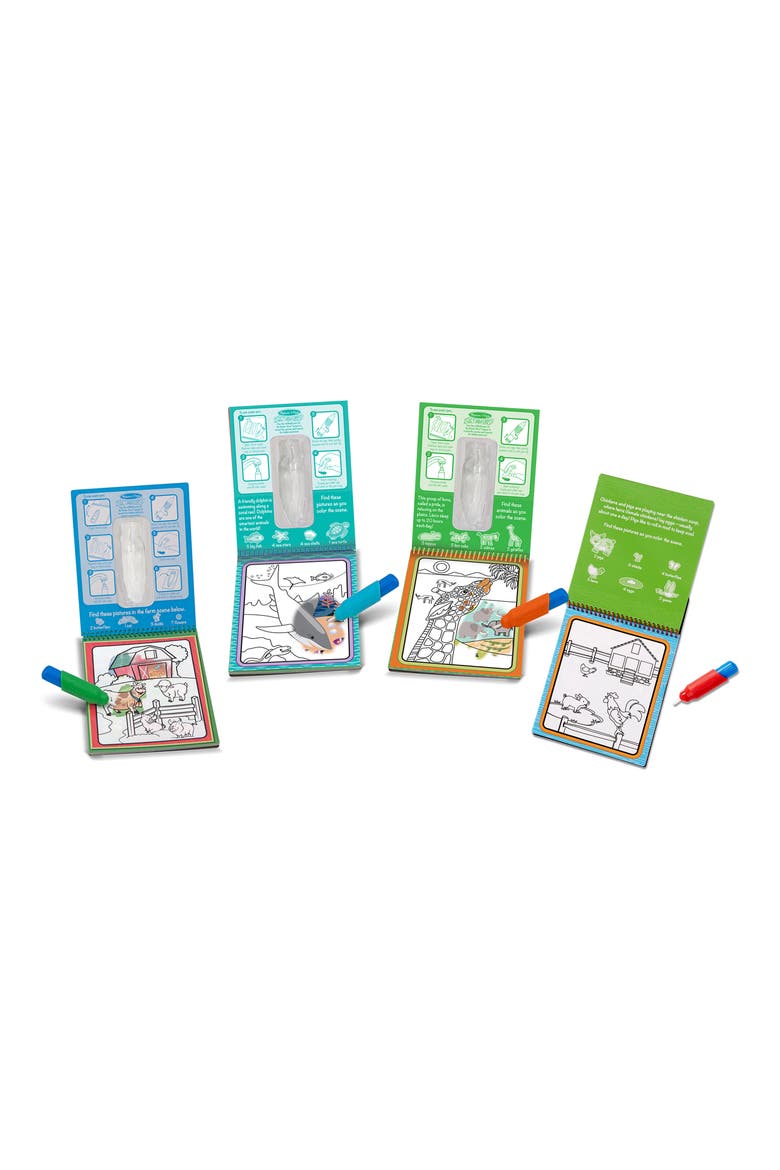 Water Wow Amazing Animals 4-Piece Water Reveal Pads, Alternate, color, MULTI