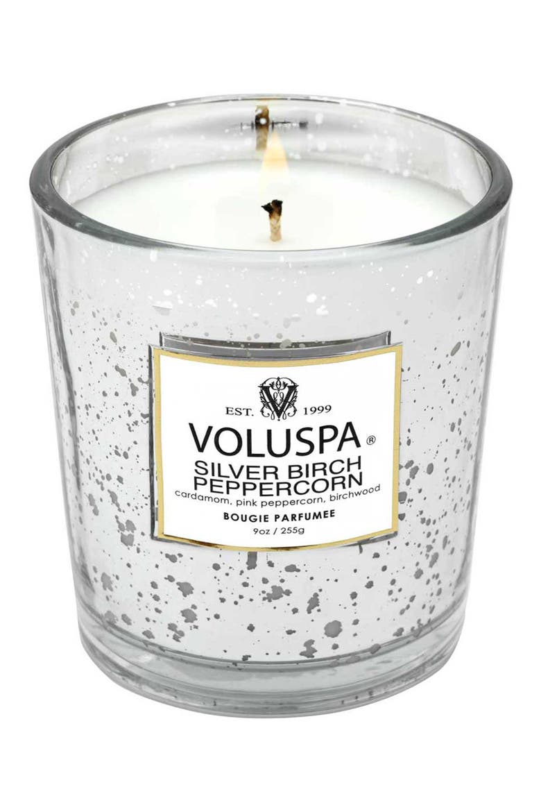 Silver Birch & Peppercorn Classic Candle, Main, color, SILVER BIRCH