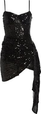 Area Sequin Minidress