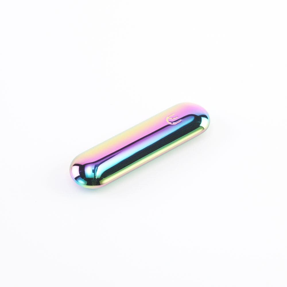 Tchotchke Aluminum Pill Mezuzah - Iridescent