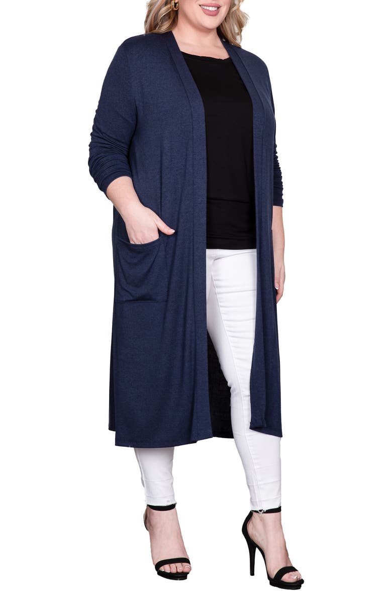 Standards & Practices Open Front Duster Cardigan, Alternate, color, 
