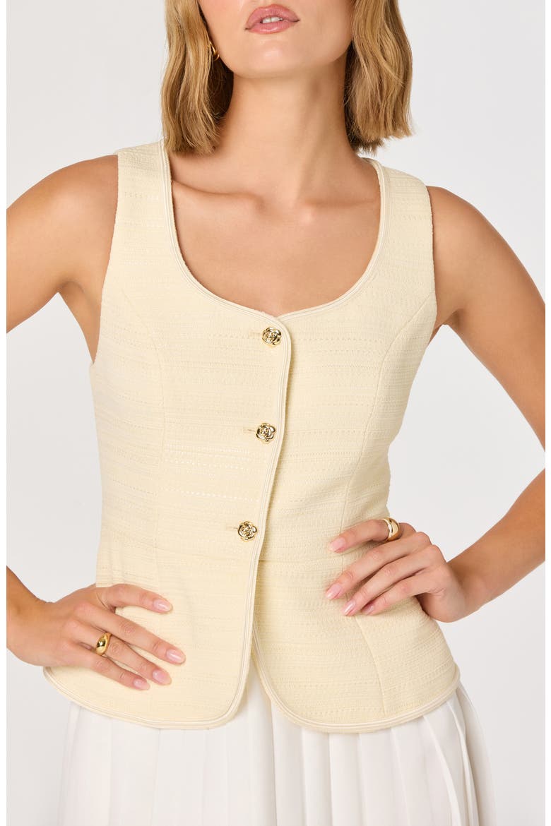 Sheridan Sleeveless Minidress, Alternate, color, LIGHT YELLOW WHITE