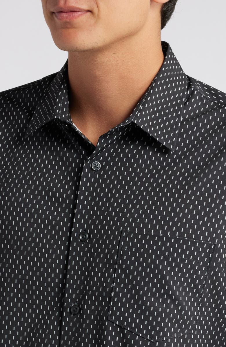 Nordstrom Trim Fit Stretch Performance Print Button-Up Shirt, Alternate, color,