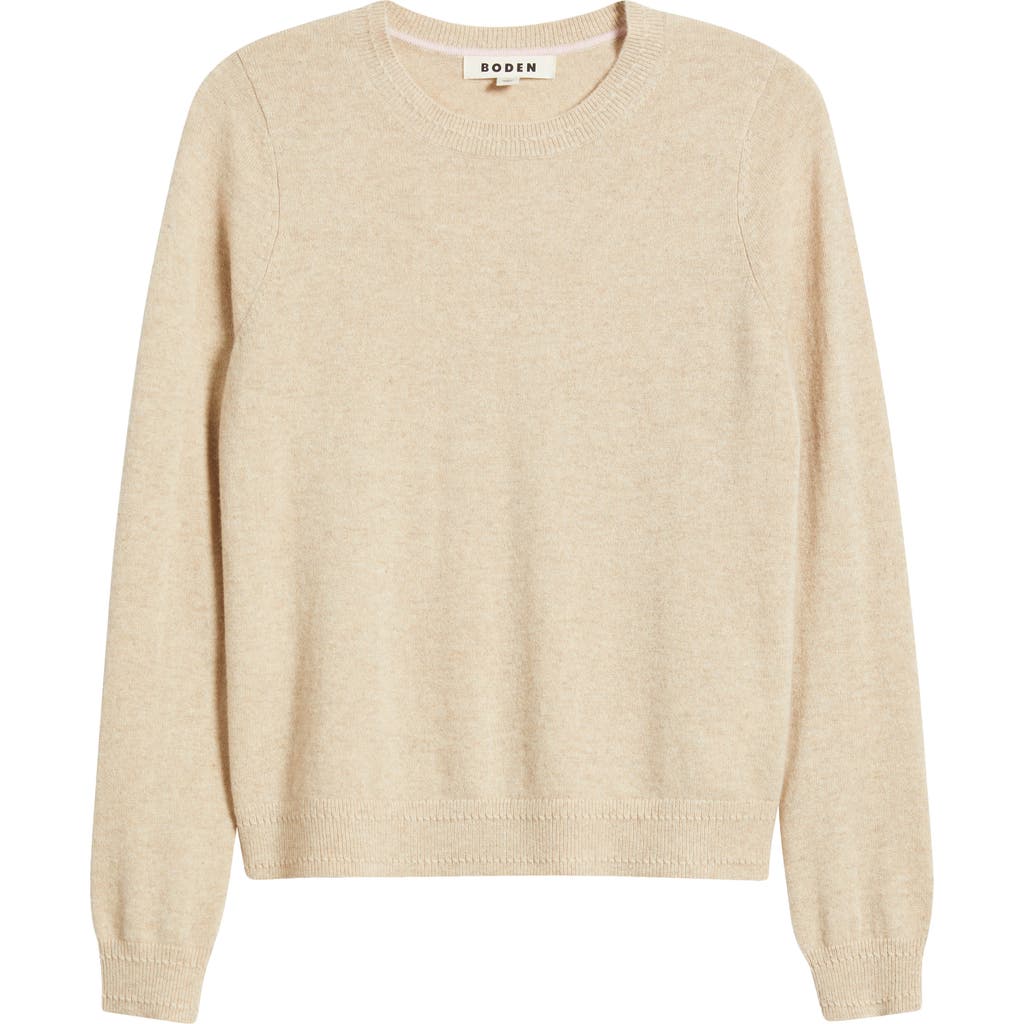 BODEN BODEN EVA CASHMERE CREWNECK SWEATER