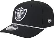 New Era Men's New Era Black Las Vegas Raiders Gameday Multi Rope 9SEVENTY Stretch-Snap Hat