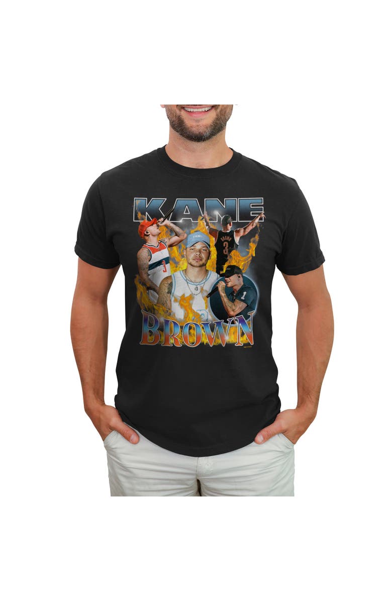 Kane Brown Men's Kane Brown Fiery Collage Graphic T-Shirt, Main, color, Black