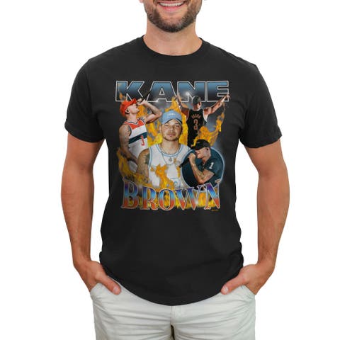 Men's Kane Brown Fiery Collage  Graphic T-Shirt