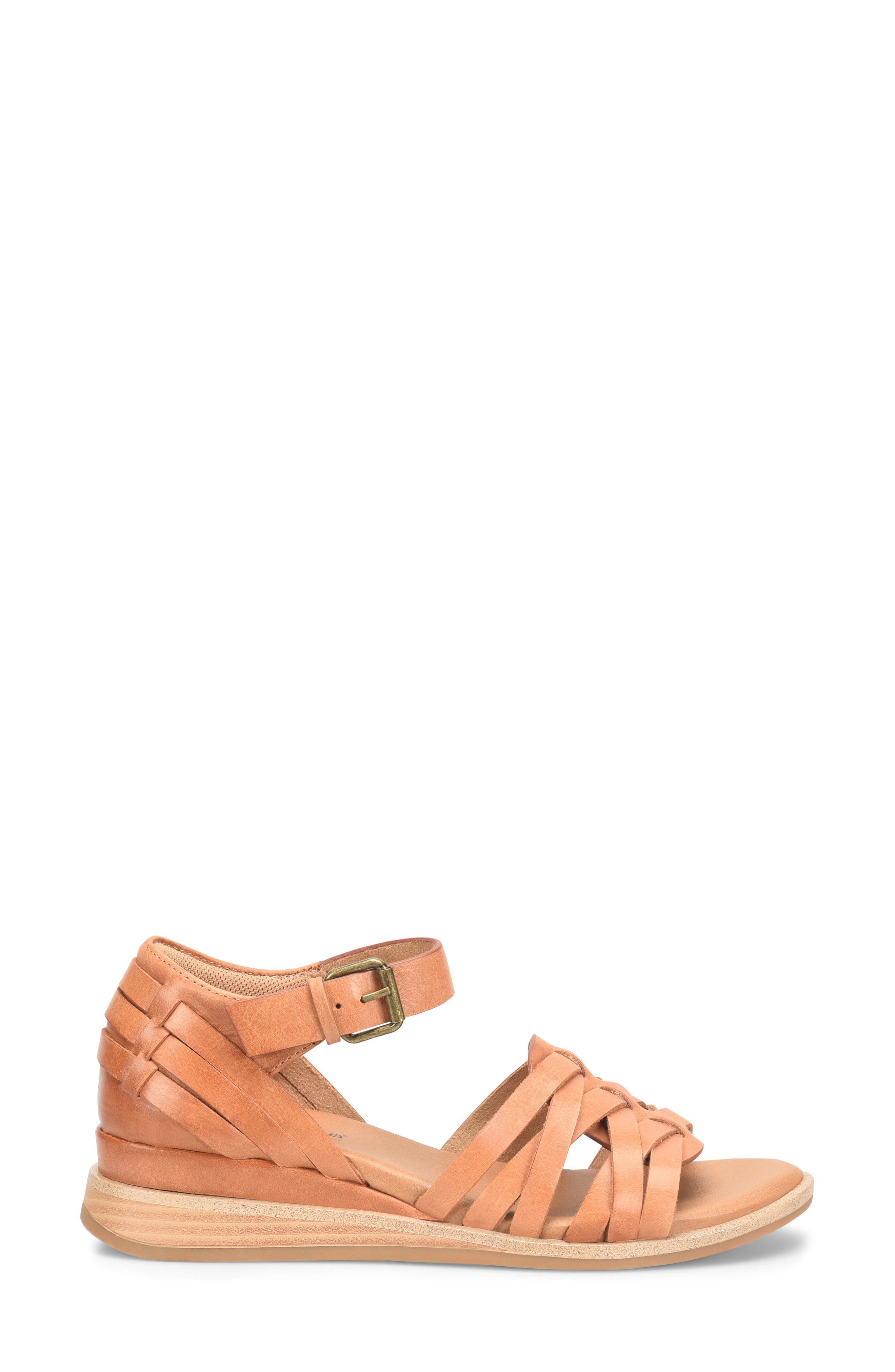 Comfortiva Marina Wedge Sandal, Alternate, color, Luggage