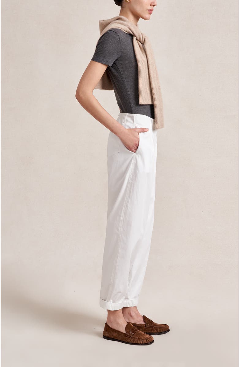 La Ligne Conrad Trouser, Alternate, color, White