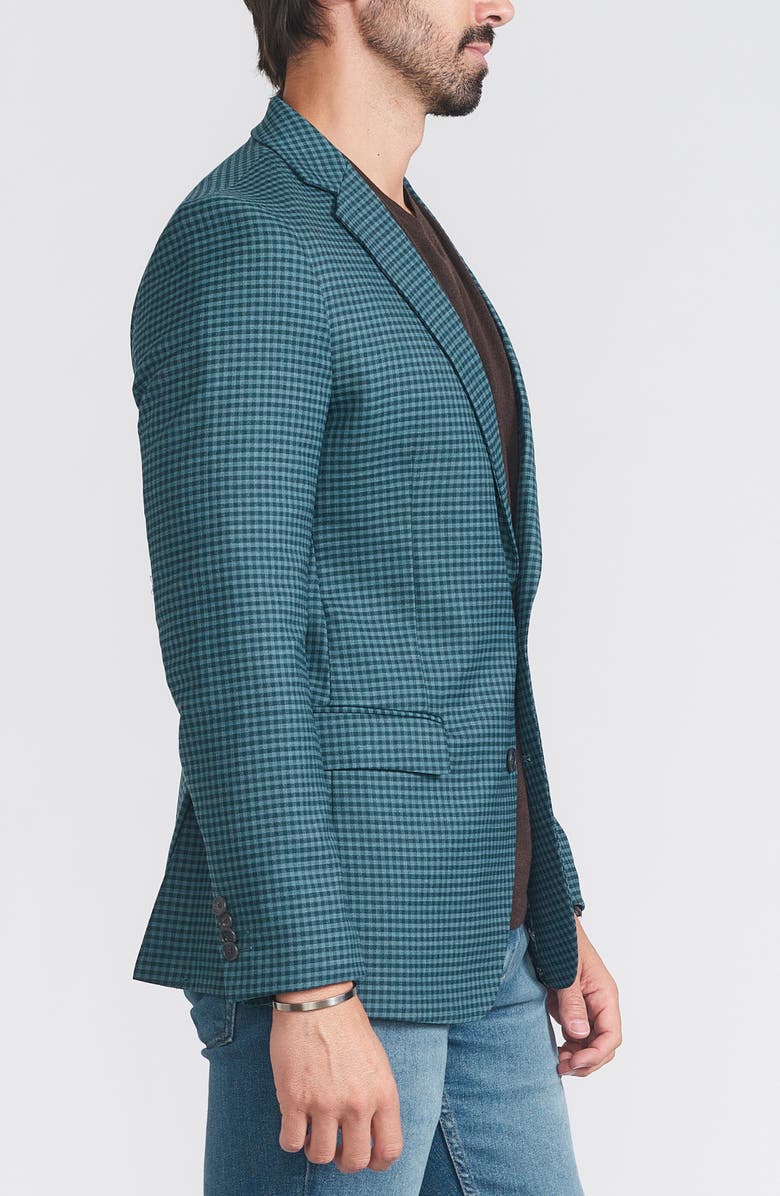 CRICKETEER Check Print Wool Blend Sport Coat, Alternate, color, Blue