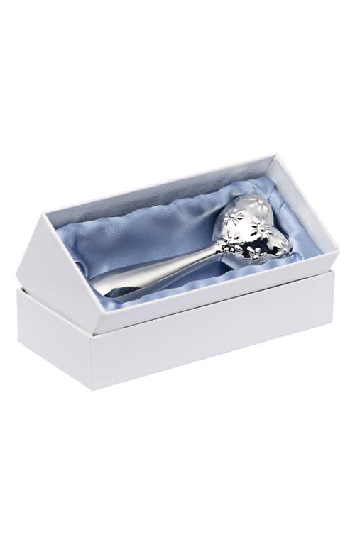 Mignonette Sterling Silver Heart Rattle
