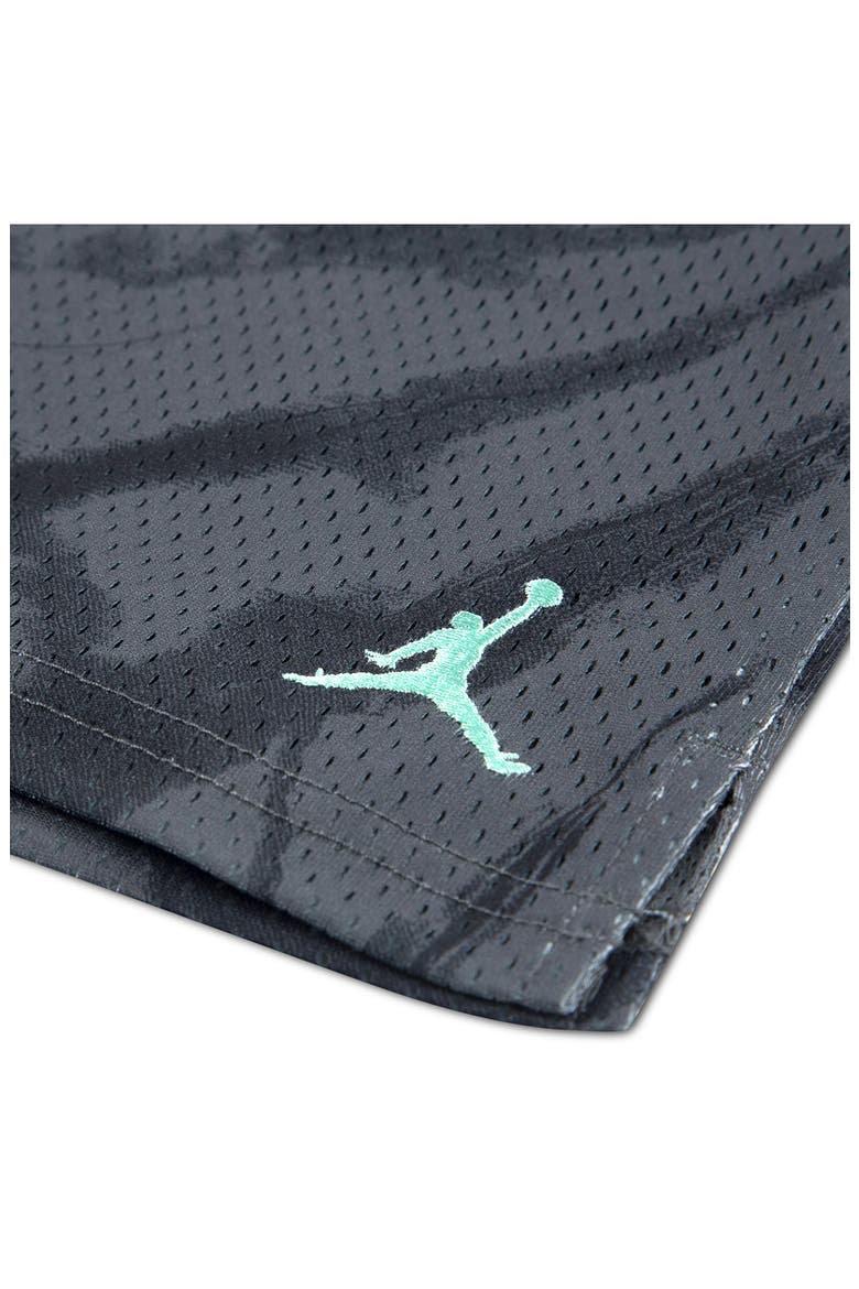 Kids' Tie Mesh Drawstrin Shorts, Alternate, color, IRON GRAY