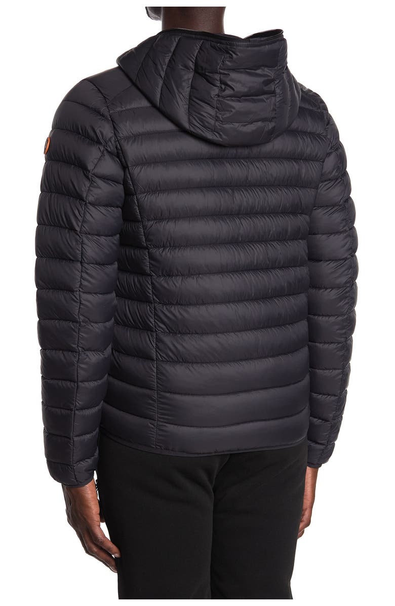 Save The Duck Hooded Zip Puffer Jacket, Alternate, color,