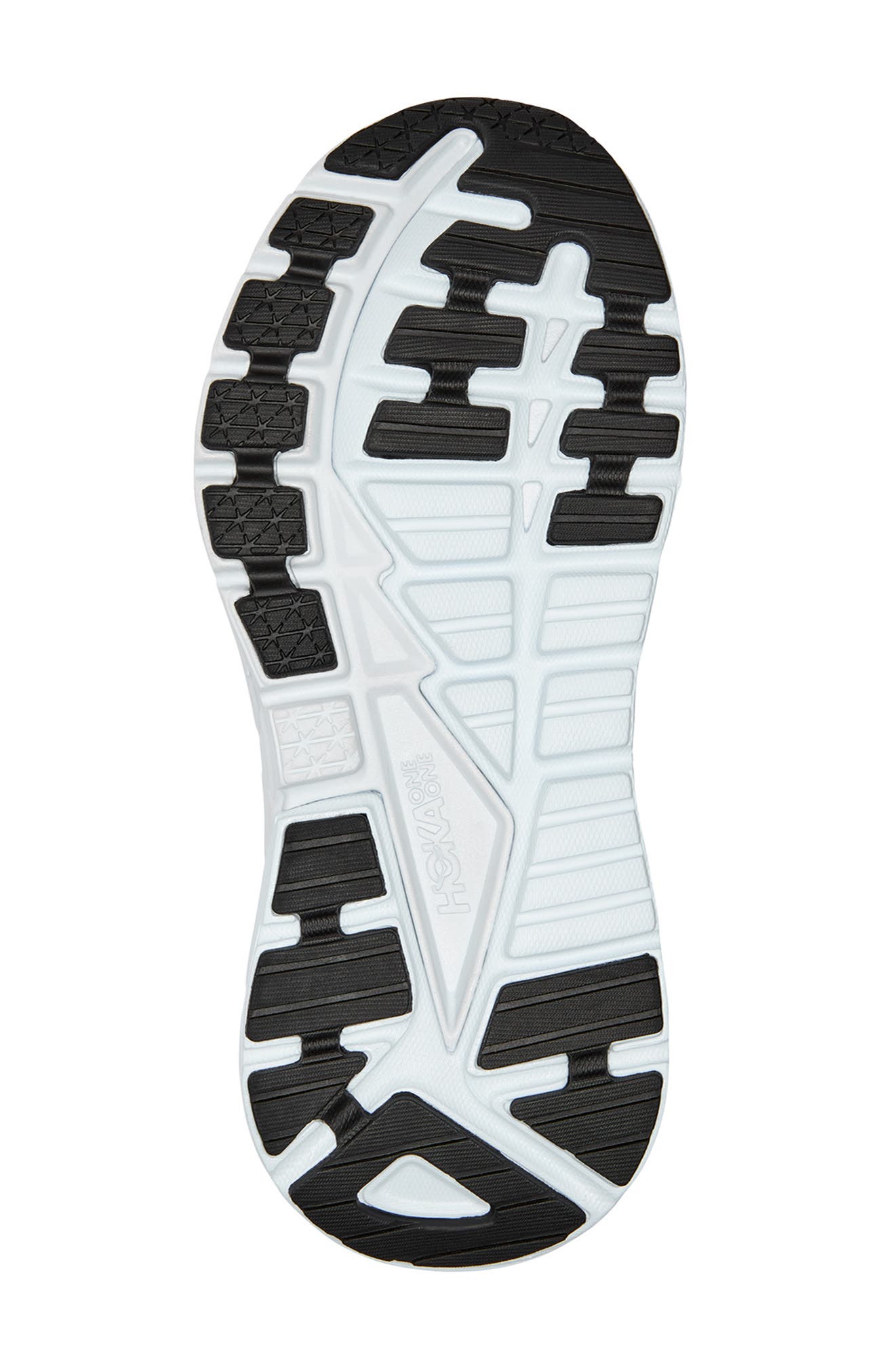 HOKA Gaviota 4 Running Shoe, Alternate, color, Black / White