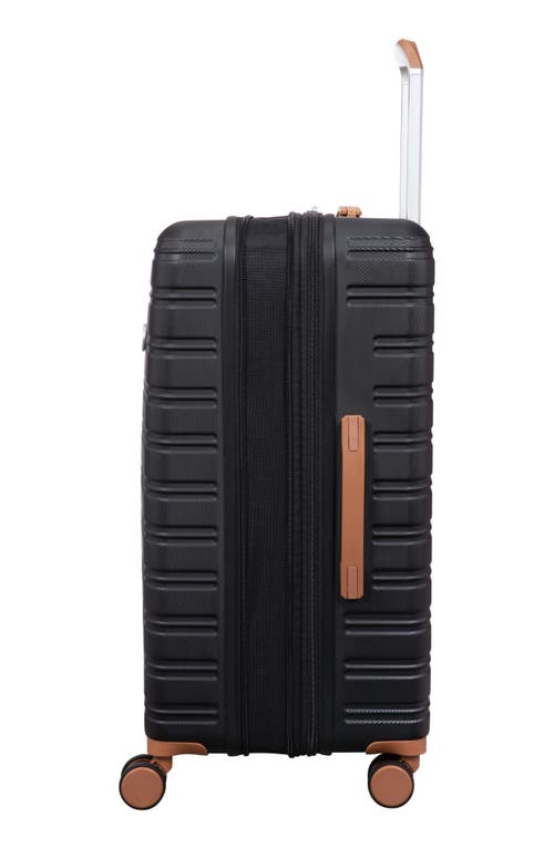 It Luggage Fusional 27-inch Expandable Hardshell Suitcase In Black
