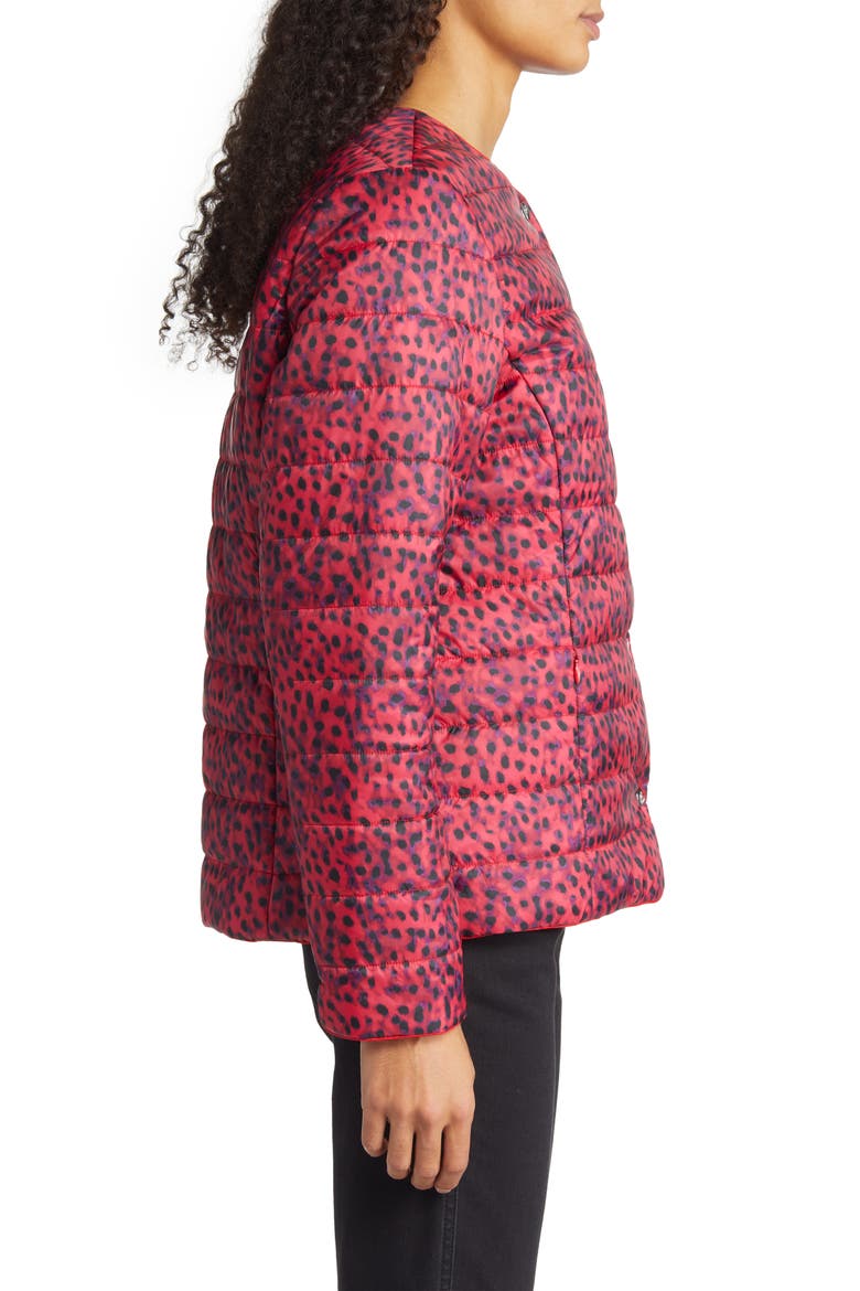 Reversible Snap Puffer Jacket, Alternate, color, TANGO RED