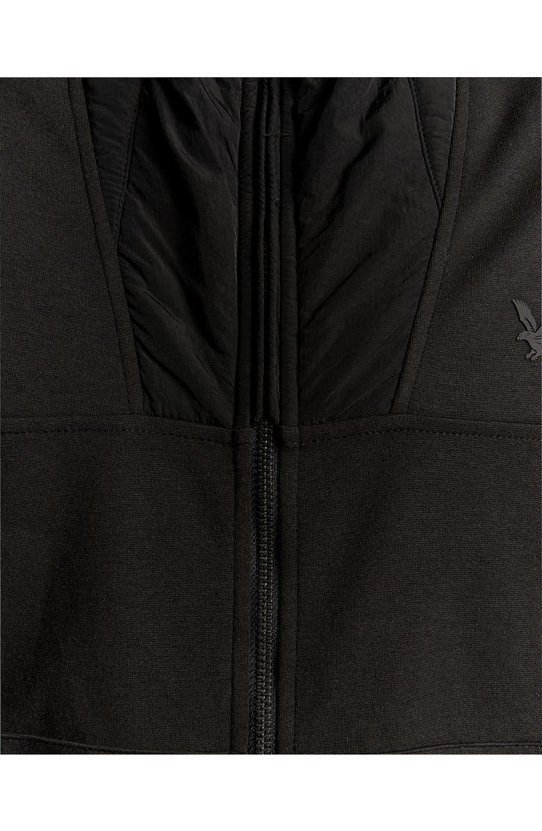 Lyle & Scott Panelled Hybrid Jacket, Alternate, color, Black Ice