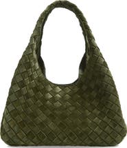 Bottega Veneta Small Campana Intrecciato Suede Tote