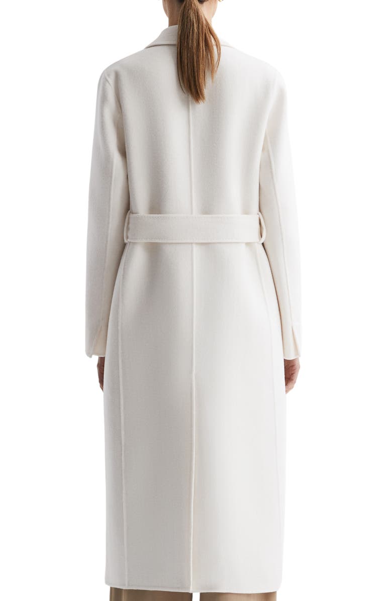 Reiss Belted Wool Blend Longline Coat, Alternate, color, 