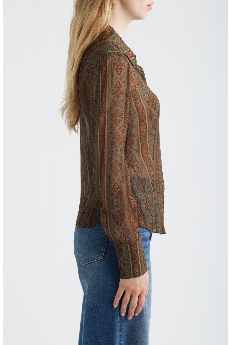 Desano Paisley Button-Up Shirt, Alternate, color, ARMY MULTI
