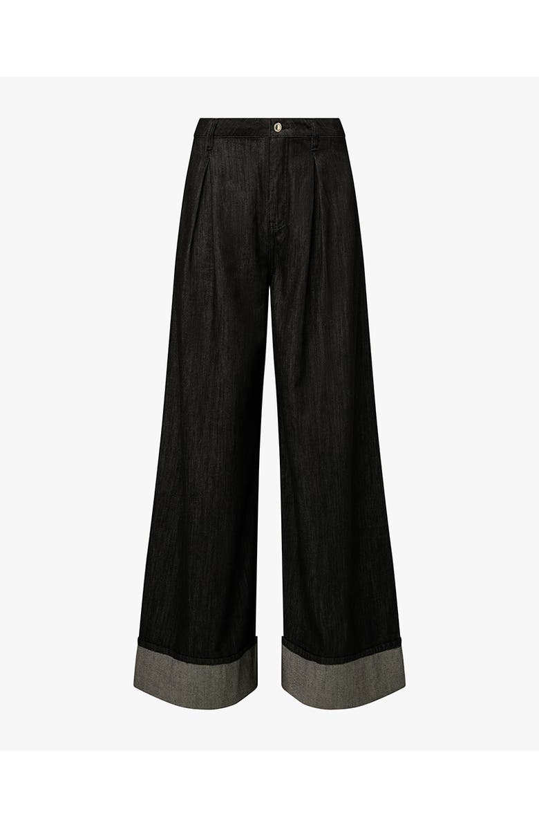 WeWoreWhat High Waisted Pleated Super Wide Leg Pant, Alternate, color, 