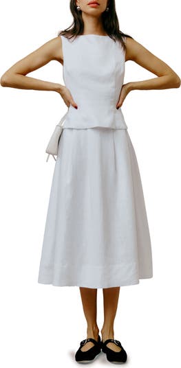 Reformation Moya Linen Two-Piece Dress | Nordstromrack Reformation Moya Linen Two-Piece Dress | Nordstromrack