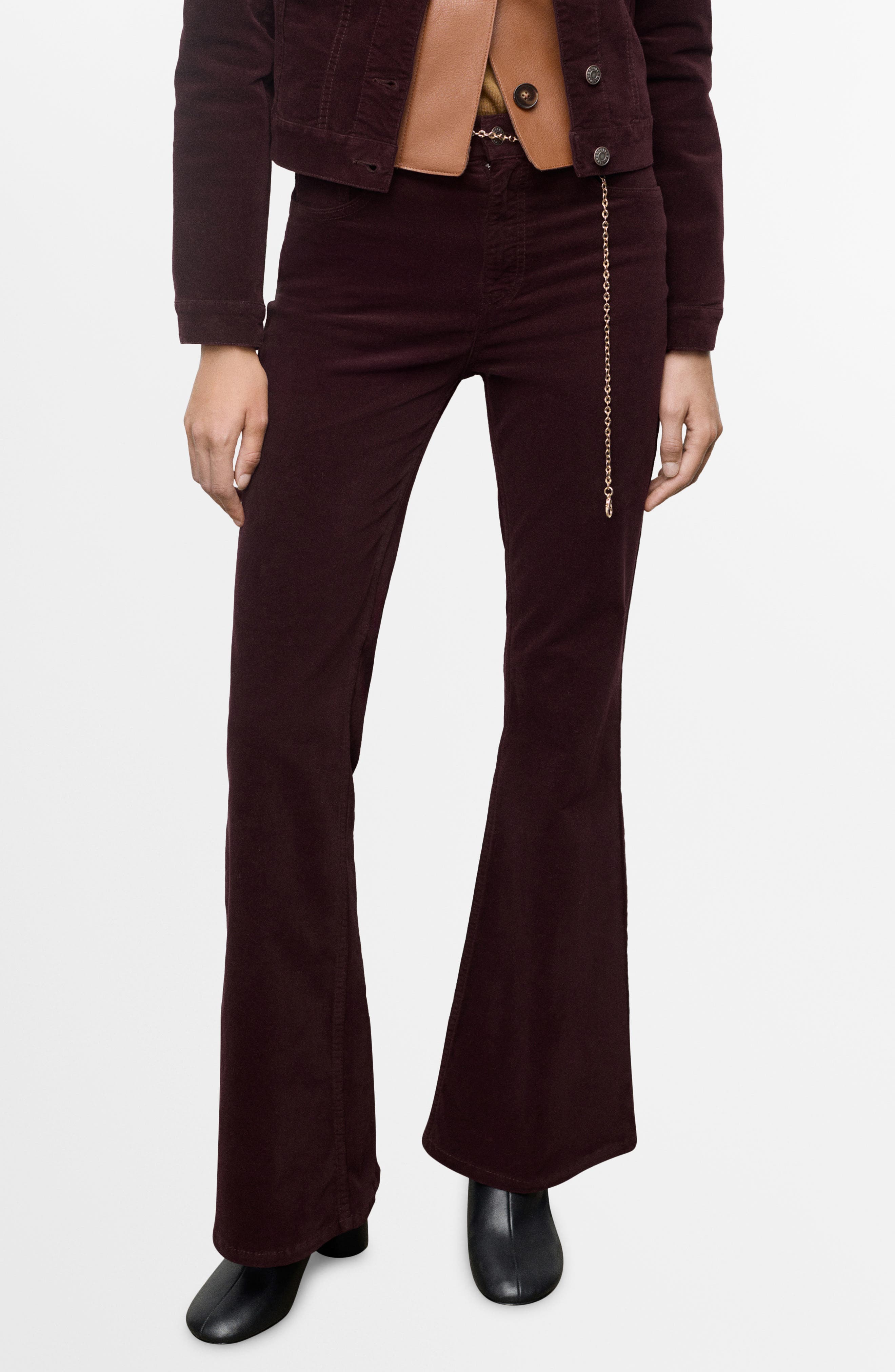 Flare Velvet Jeans - image 5
