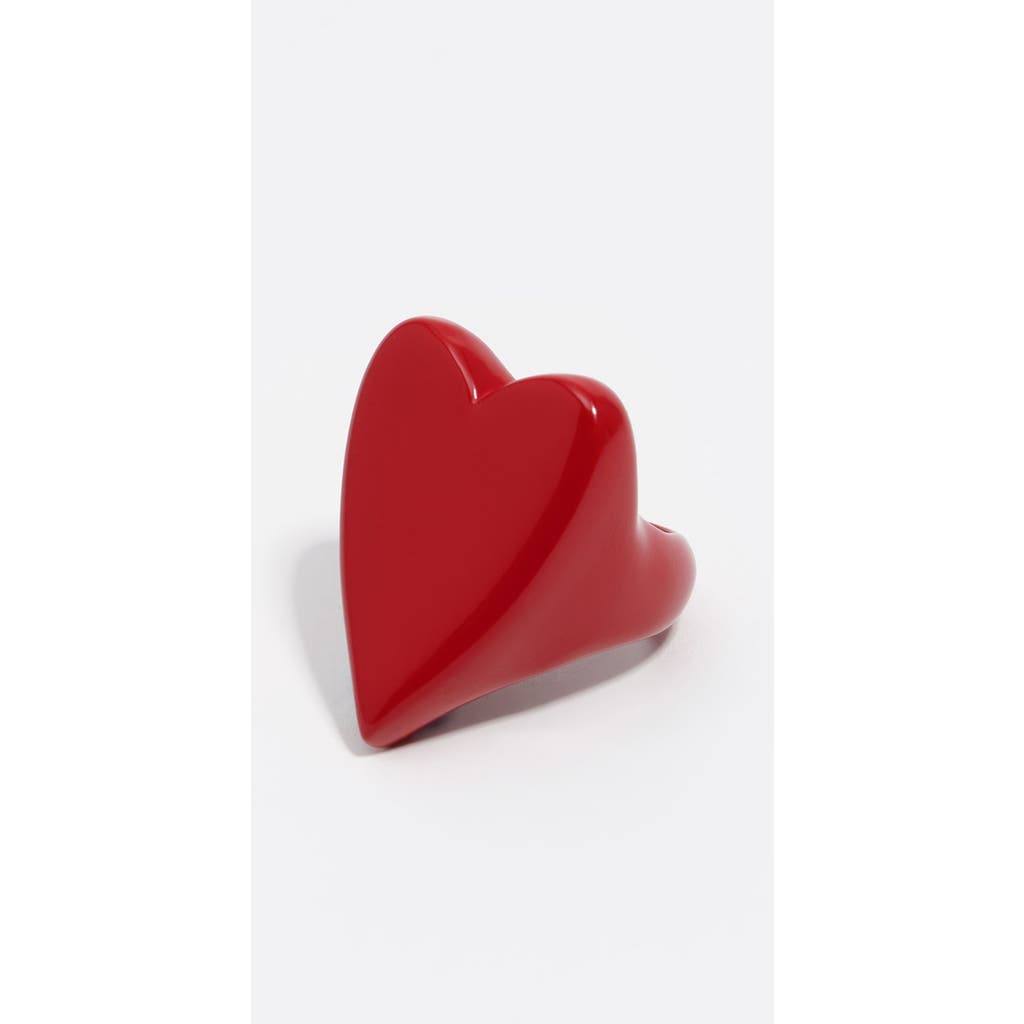 Bimba Y Lola Heart Ring In Red
