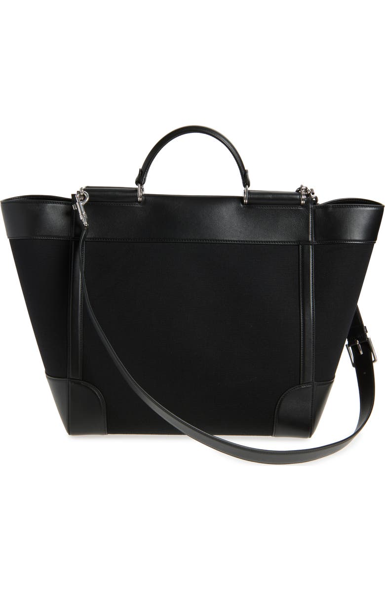 Dolce&Gabbana Sicily Shoulder Bag, Alternate, color, 8B956 Black/ Black