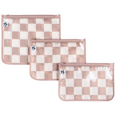 Airline Compliant Toiletry/Cosmetics Travel Bags, 3-Pack