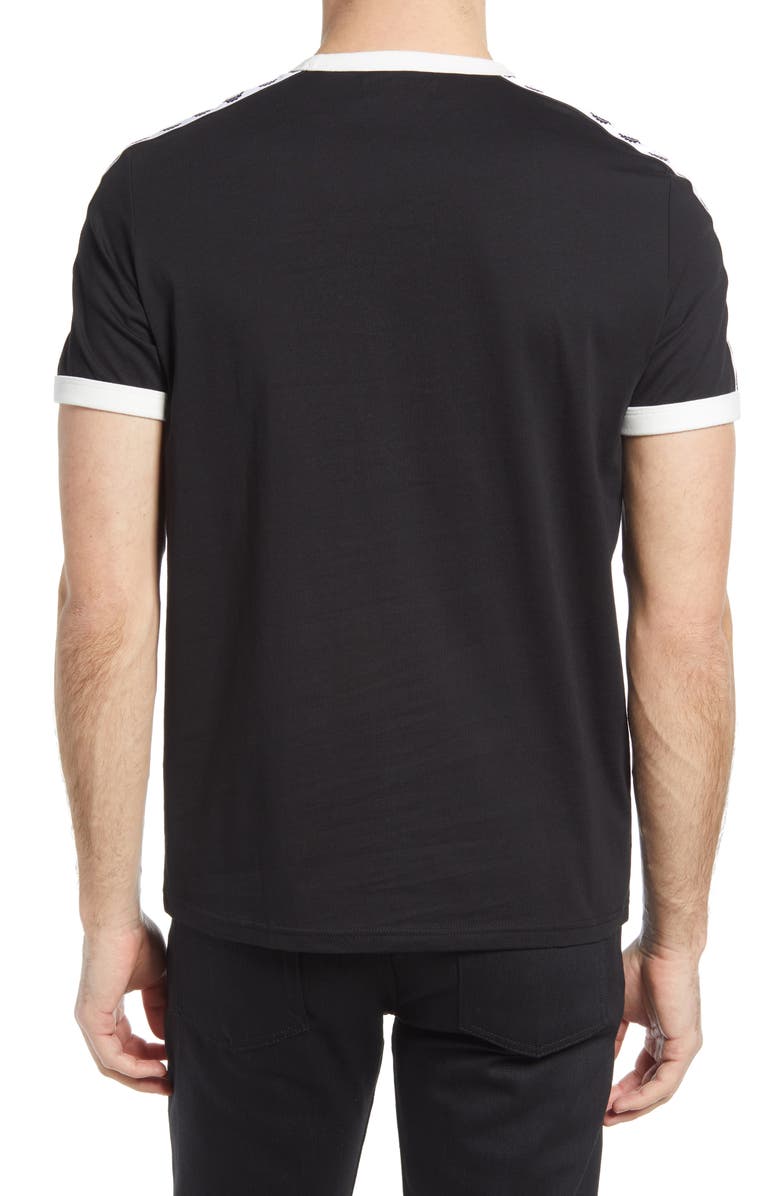 Fred Perry Extra Trim Fit Cotton Ringer T-Shirt, Alternate, color,