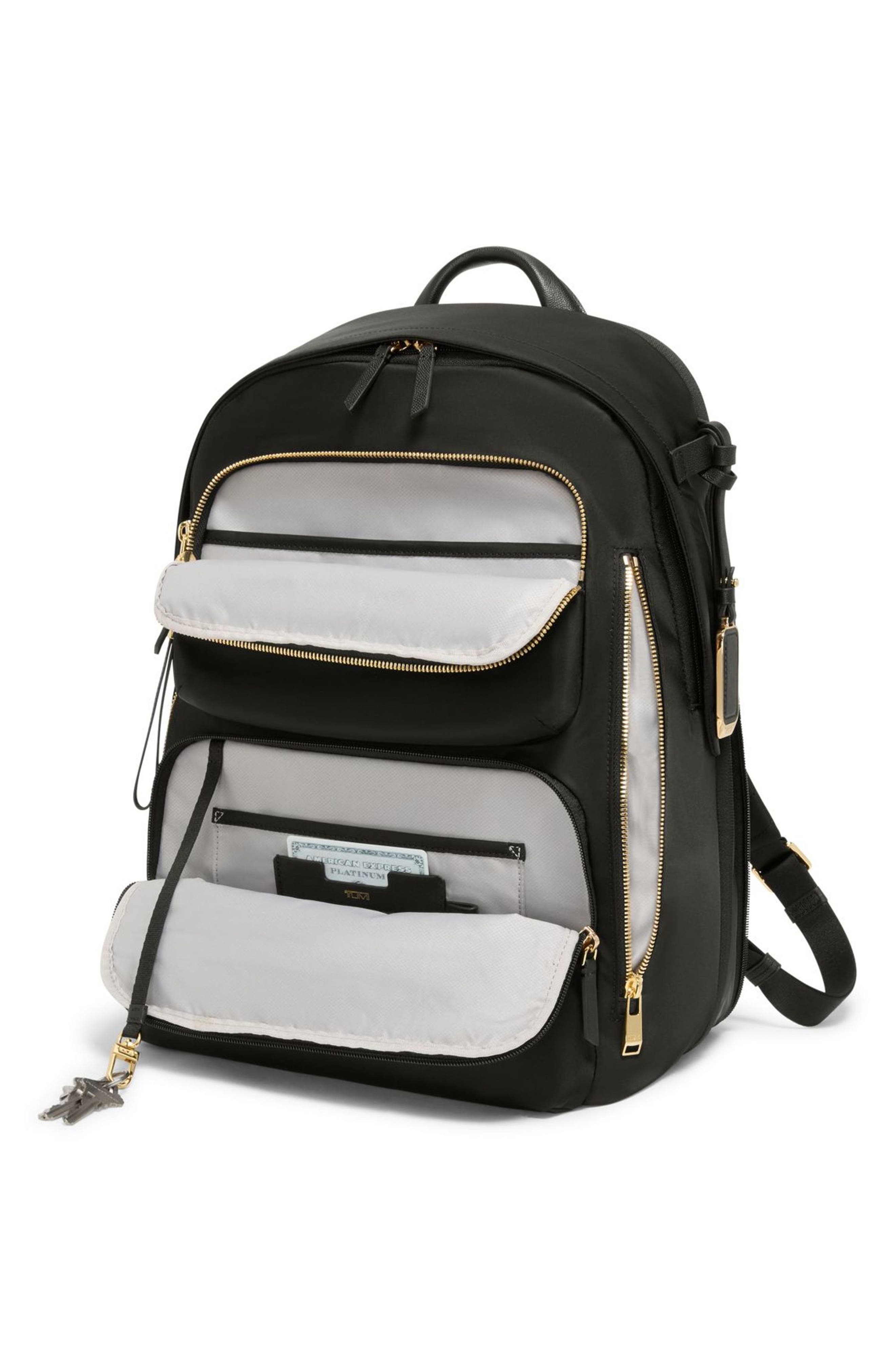 TUMI Montana Backpack, Alternate, color, Black/ Gold