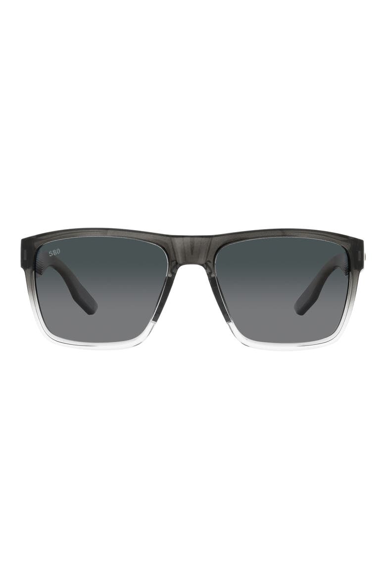 Paunch XL 59mm Gradient Square Sunglasses, Main, color, GREY GRADIENT