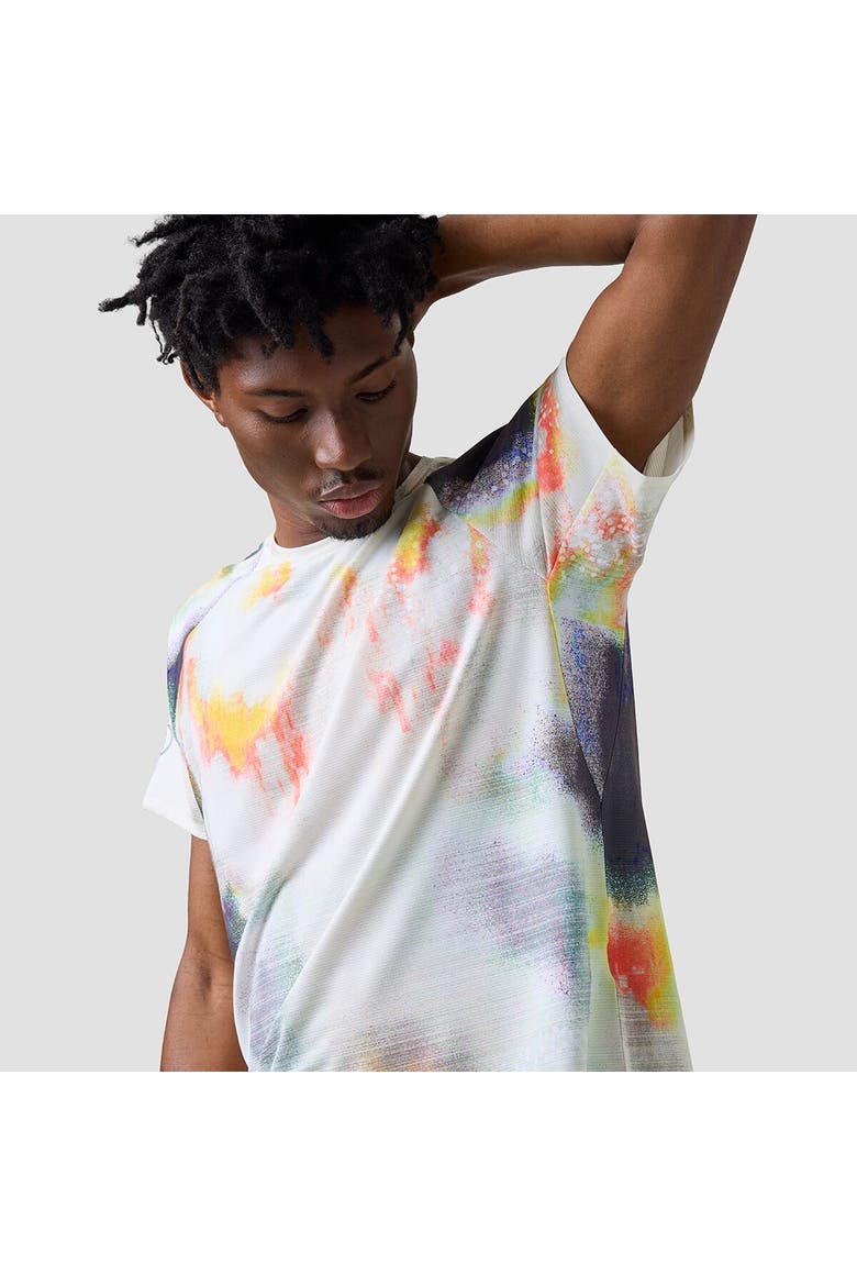 Wasatch Adventure Run T-Shirt - Men's, Alternate, color, Multi Glitch Print