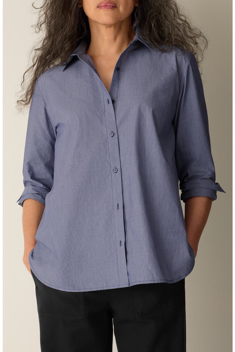 Organic Cotton Long Shirt, Main, color, INFINITY