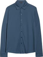 Robert Barakett Northpark Knit Button-Up Shirt
