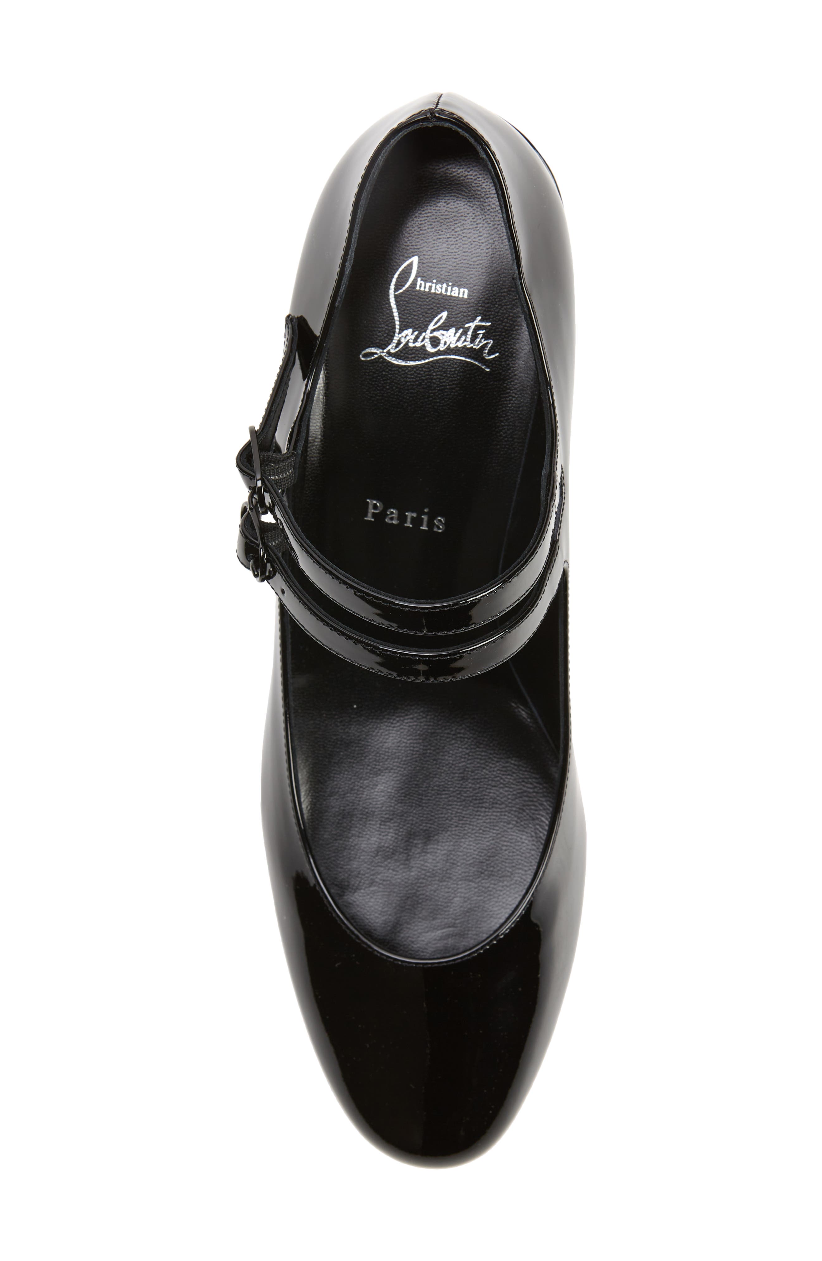 Christian Louboutin Miss Jane Pump, Alternate, color, B439 Black/Lin Black