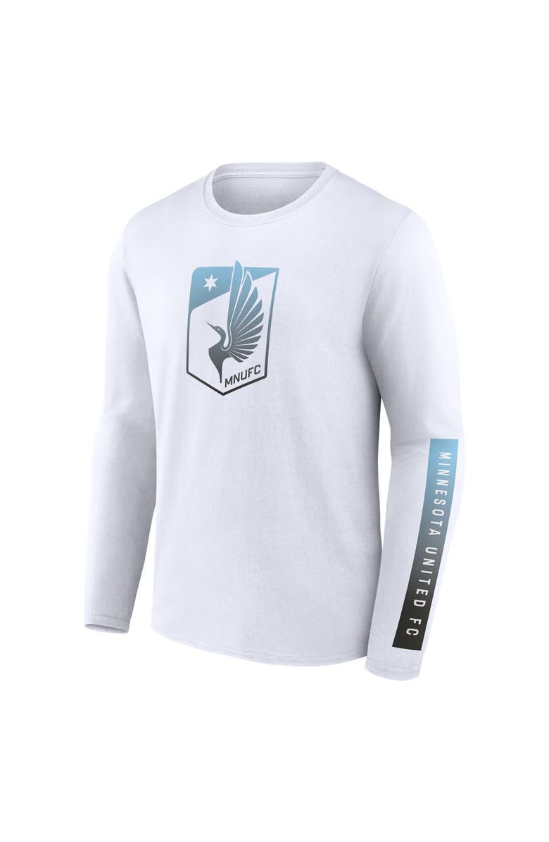 FANATICS Men's Fanatics Branded White Minnesota United FC Long Sleeve T-Shirt, Alternate, color, 