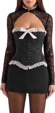 HOUSE OF CB Perdita Corset Top & Bolero Set