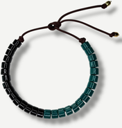 Her New Tribe Bead Two Split Candy Necklace