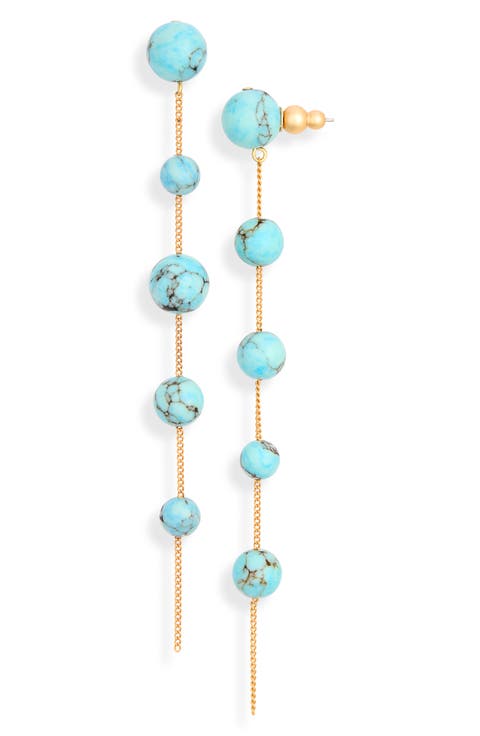 Atum Linear Drop Earrings