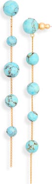 Cult Gaia Atum Linear Drop Earrings