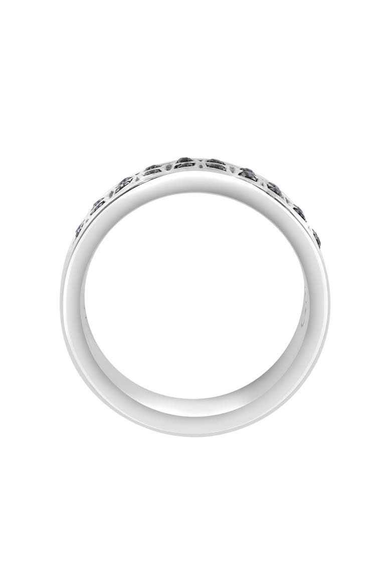 Men's Black Diamond Band Ring, Alternate, color, BLACK