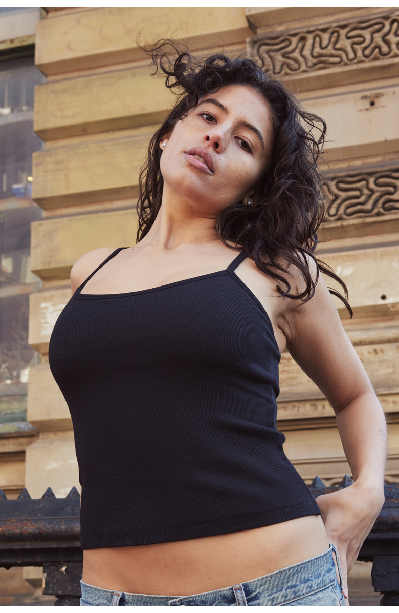 Embrace The Ribbed Bra Top, Alternate, color, Black