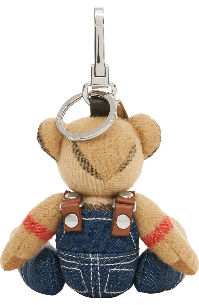 Burberry Thomas Overalls Bag Charm, Alternate, color,