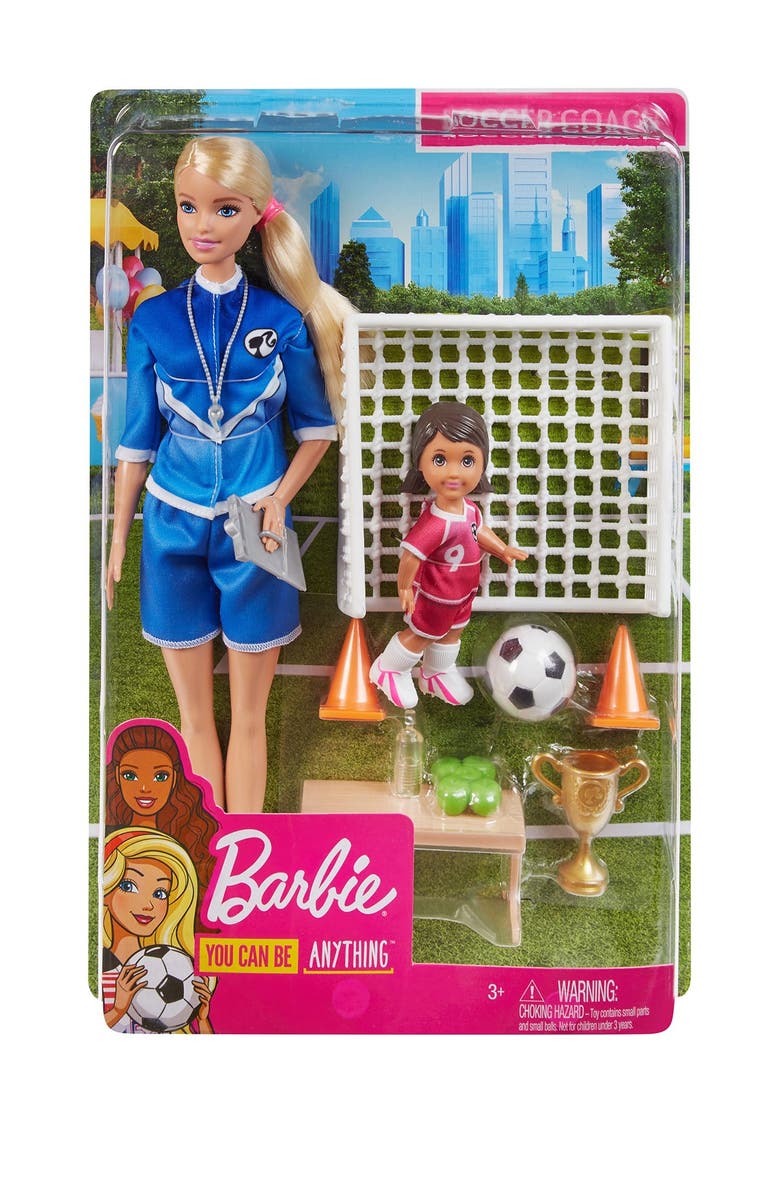 Mattel Barbie(R) Soccer Coach Doll Playset, Alternate, color, 