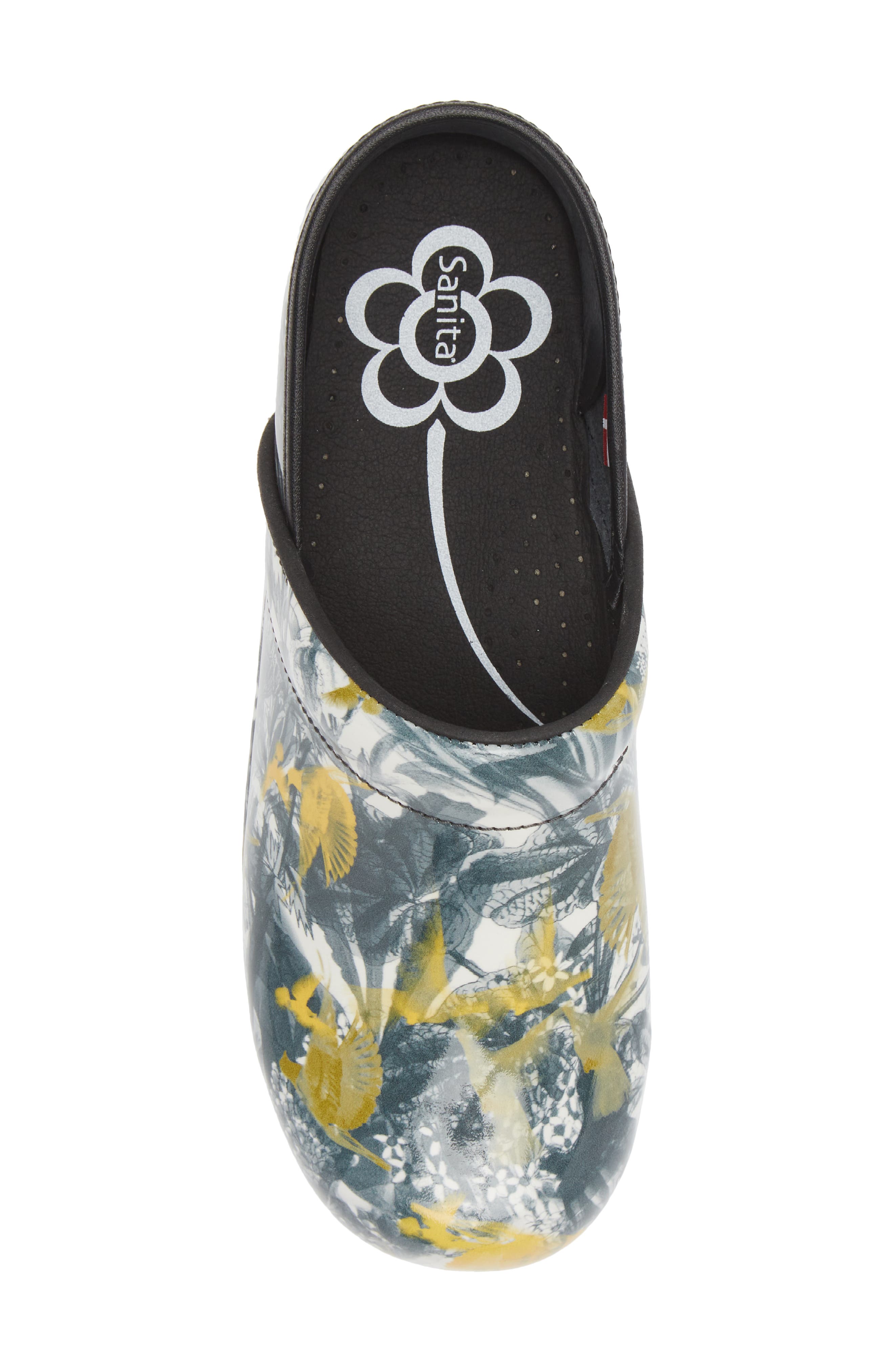 Sanita Flyaway Clog, Alternate, color, Yellow/ Grey