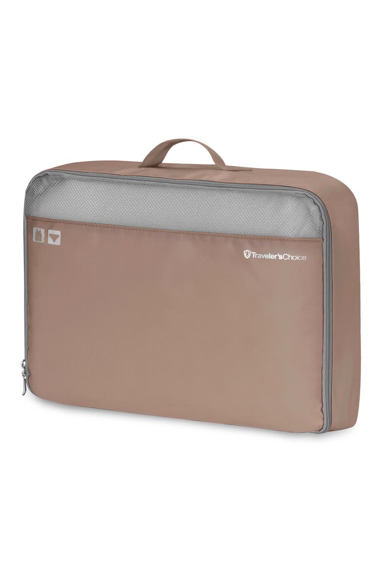 5-Piece Packing Cube Set, Alternate, color, BEIGE