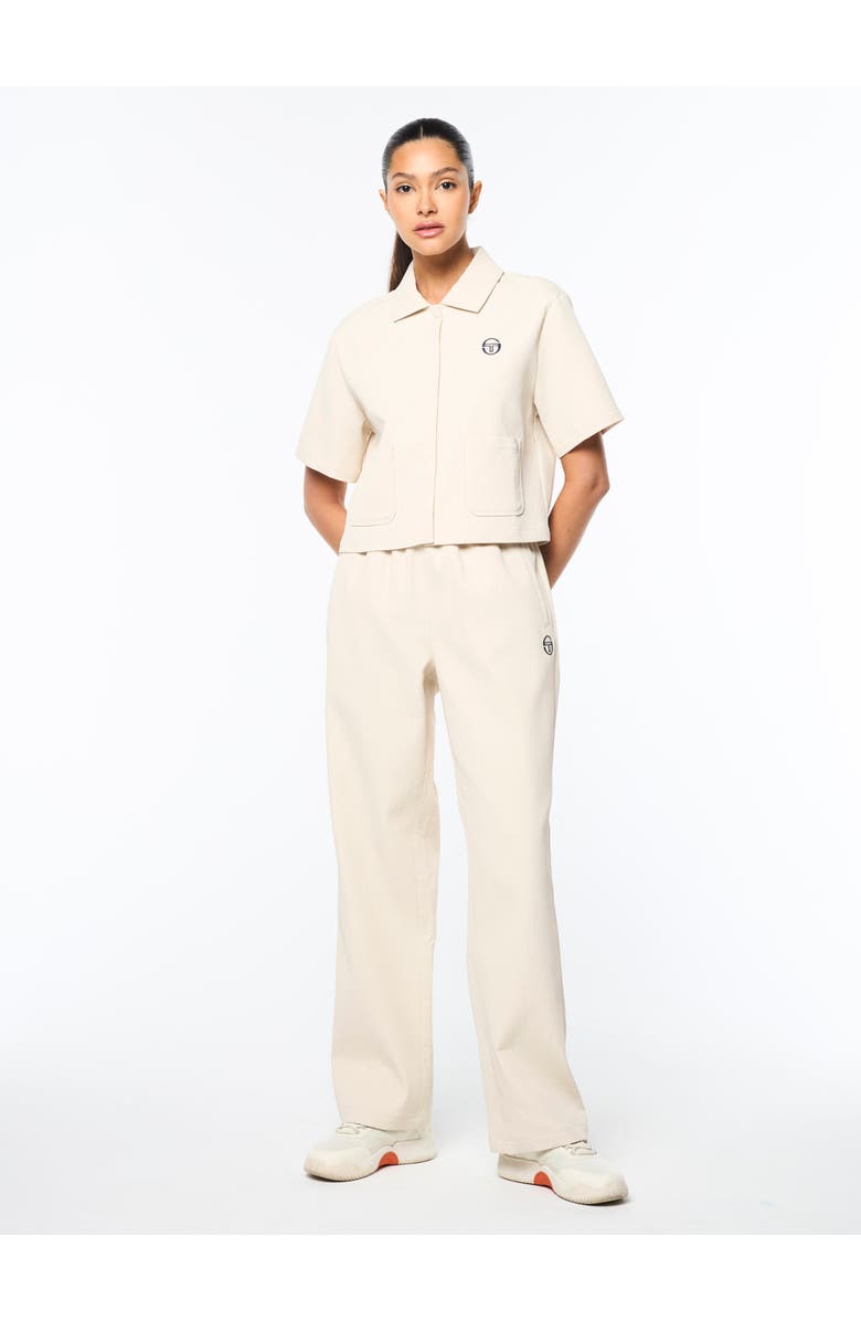 Sergio Tacchini Mia Cropped Shirt, Alternate, color, Fog